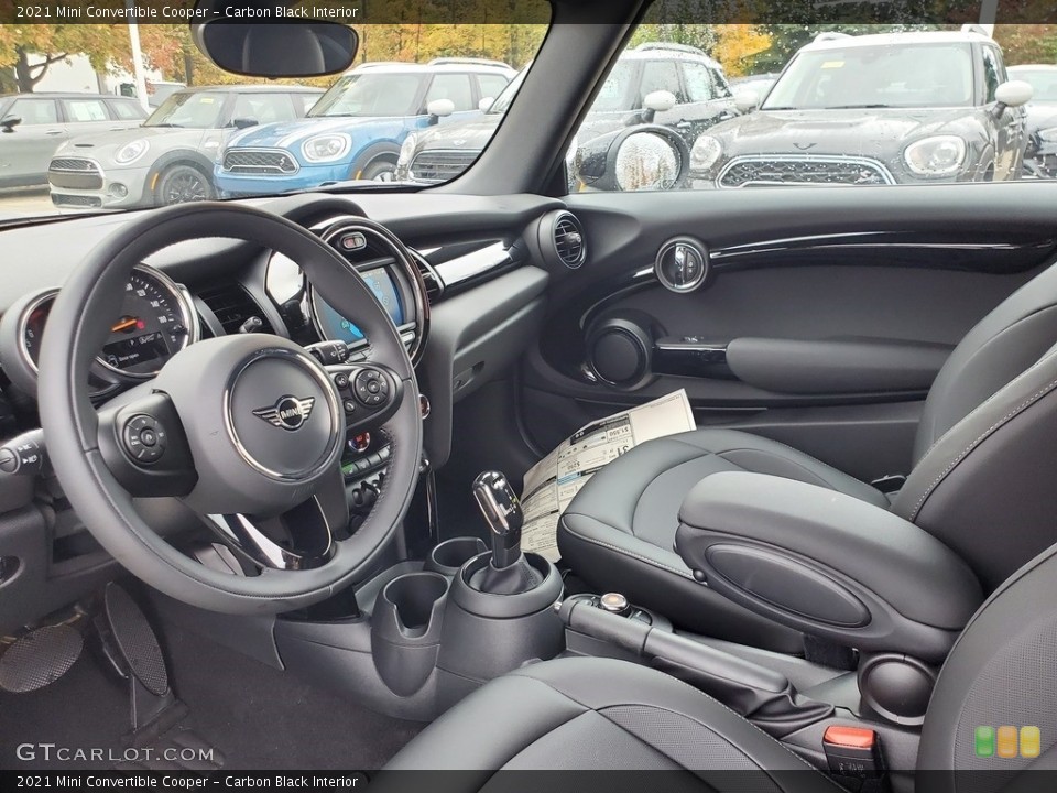 Carbon Black Interior Front Seat for the 2021 Mini Convertible Cooper #140026979