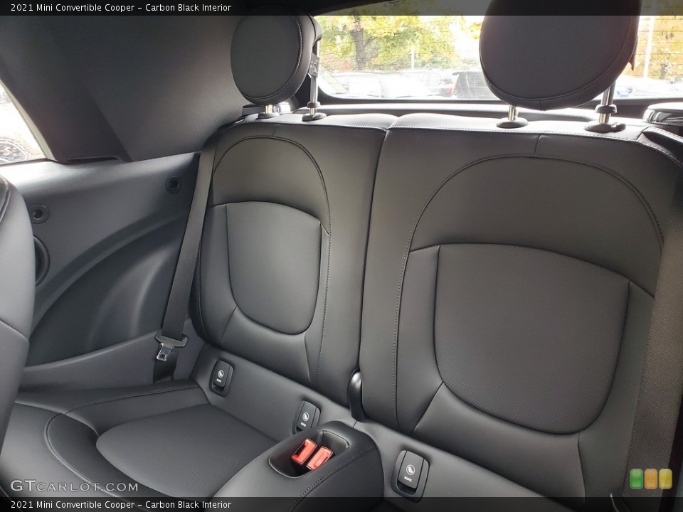 Carbon Black Interior Rear Seat for the 2021 Mini Convertible Cooper #140026985
