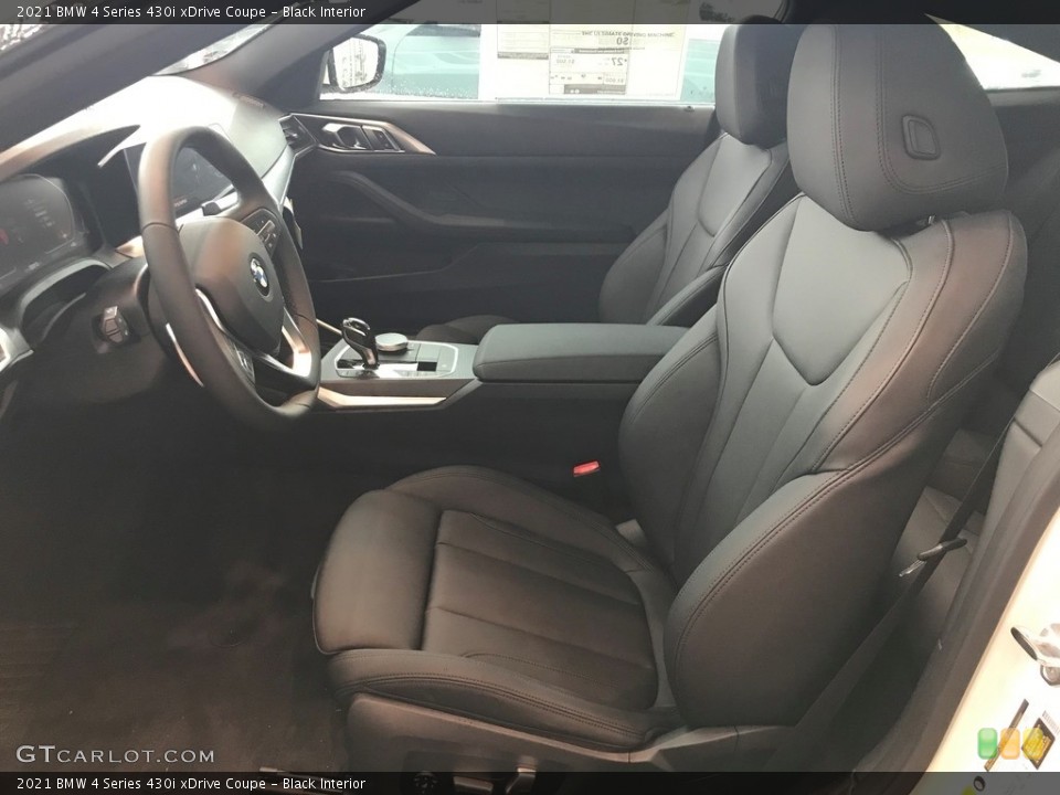 Black Interior Front Seat for the 2021 BMW 4 Series 430i xDrive Coupe #140027060