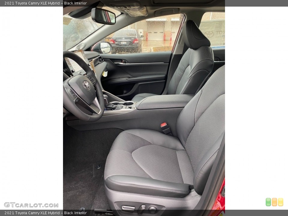Black Interior Front Seat for the 2021 Toyota Camry XLE Hybrid #140029237