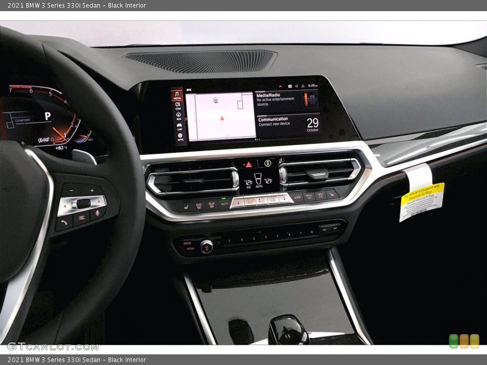 Black Interior Controls for the 2021 BMW 3 Series 330i Sedan #140031100