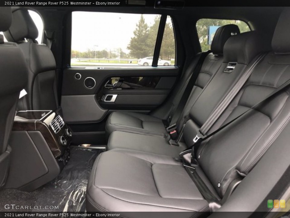 Ebony Interior Rear Seat for the 2021 Land Rover Range Rover P525 Westminster #140031181