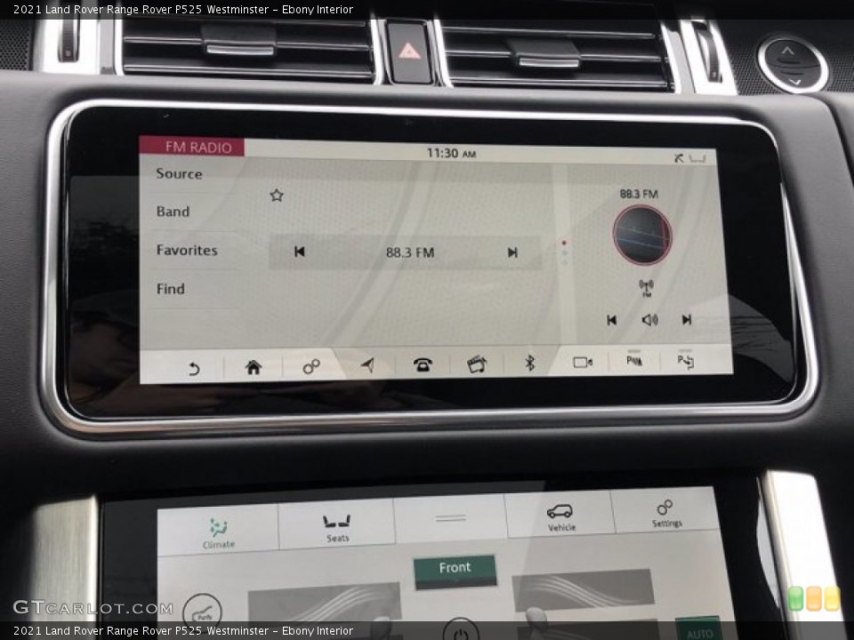 Ebony Interior Controls for the 2021 Land Rover Range Rover P525 Westminster #140031508