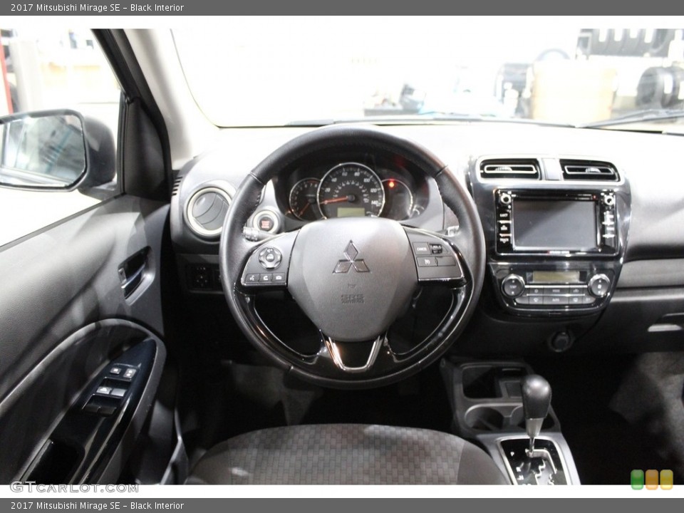 Black Interior Dashboard for the 2017 Mitsubishi Mirage SE #140031913