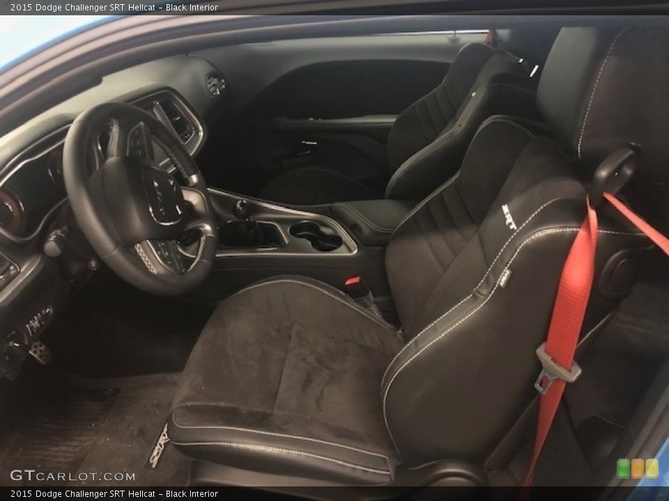 Black Interior Front Seat for the 2015 Dodge Challenger SRT Hellcat #140032705