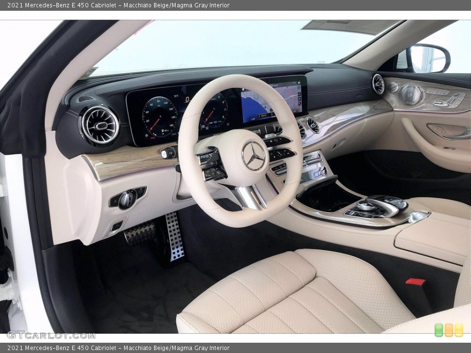 Macchiato Beige/Magma Gray Interior Photo for the 2021 Mercedes-Benz E 450 Cabriolet #140033341
