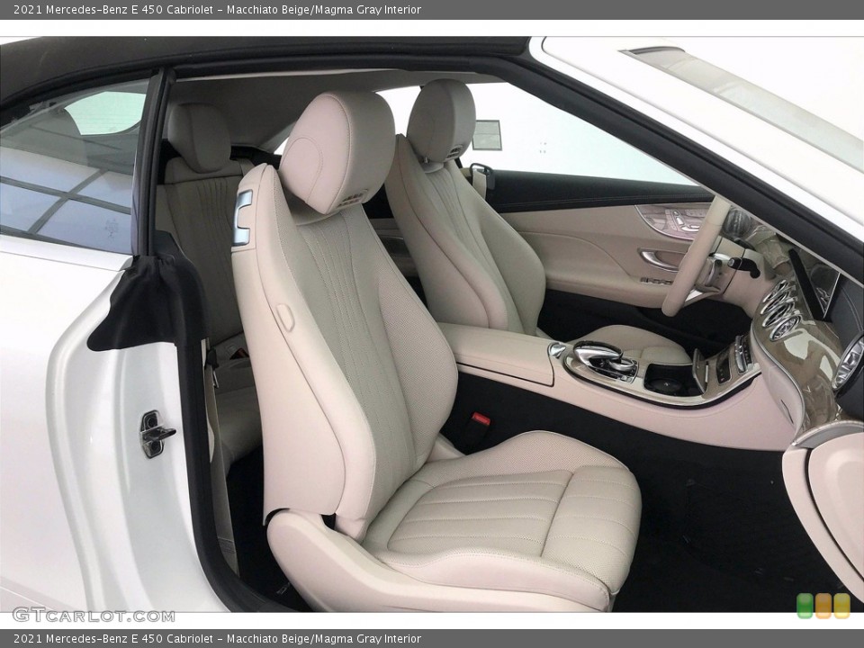 Macchiato Beige/Magma Gray 2021 Mercedes-Benz E Interiors
