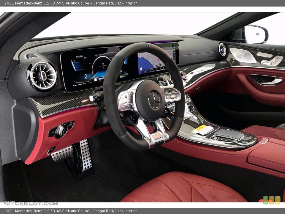 Bengal Red/Black Interior Photo for the 2021 Mercedes-Benz CLS 53 AMG 4Matic Coupe #140034142