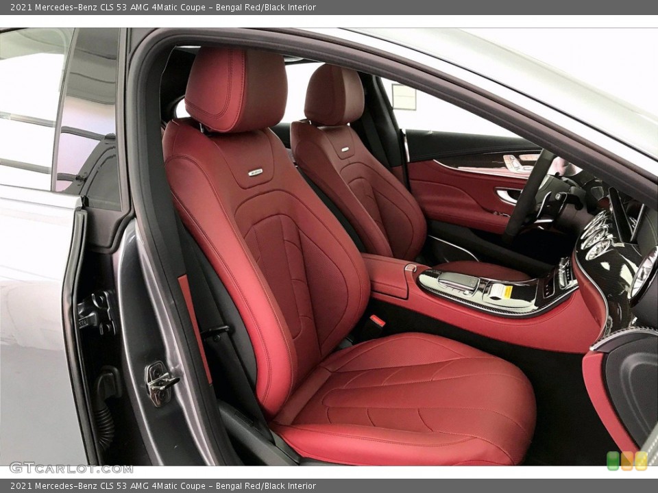 Bengal Red/Black Interior Front Seat for the 2021 Mercedes-Benz CLS 53 AMG 4Matic Coupe #140034159