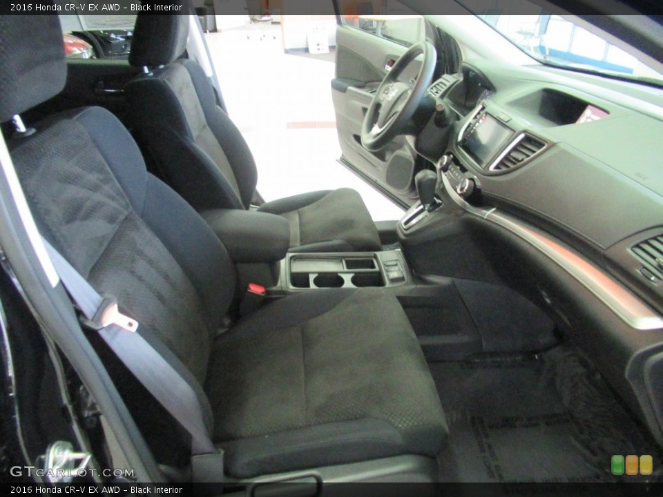 Black Interior Front Seat for the 2016 Honda CR-V EX AWD #140035684