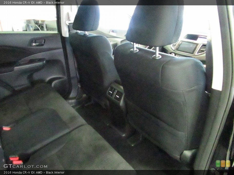 Black Interior Rear Seat for the 2016 Honda CR-V EX AWD #140035729