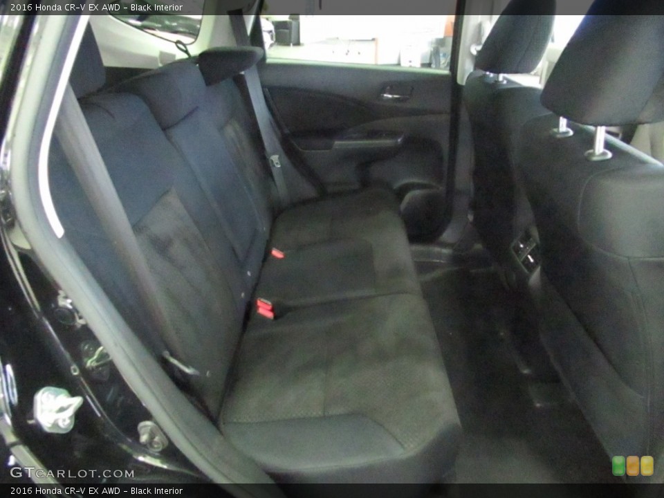 Black Interior Rear Seat for the 2016 Honda CR-V EX AWD #140035744