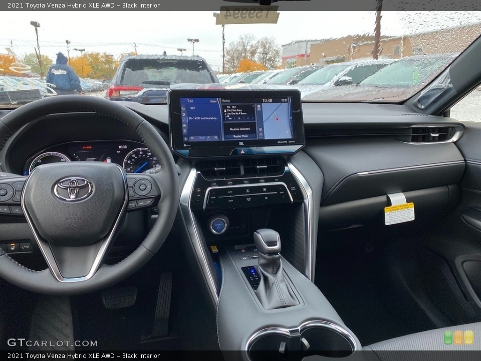 Black Interior Dashboard for the 2021 Toyota Venza Hybrid XLE AWD #140037901