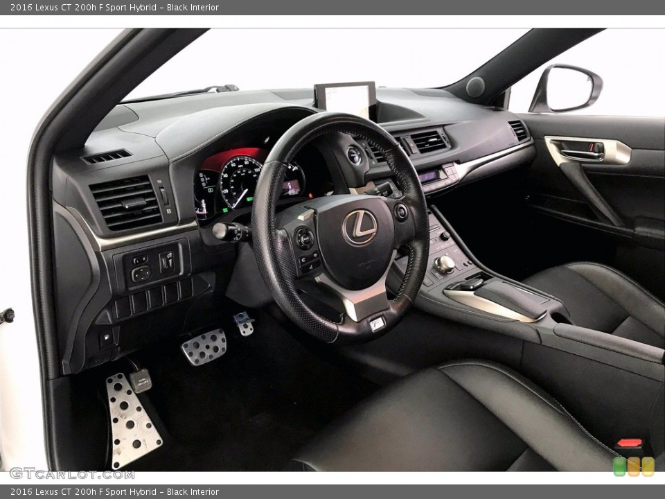 Black Interior Dashboard for the 2016 Lexus CT 200h F Sport Hybrid #140039062