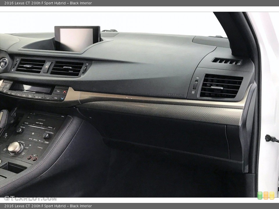 Black Interior Dashboard for the 2016 Lexus CT 200h F Sport Hybrid #140039077
