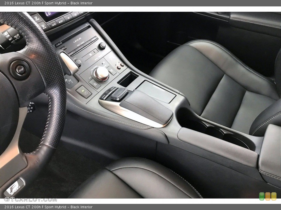 Black Interior Controls for the 2016 Lexus CT 200h F Sport Hybrid #140039080