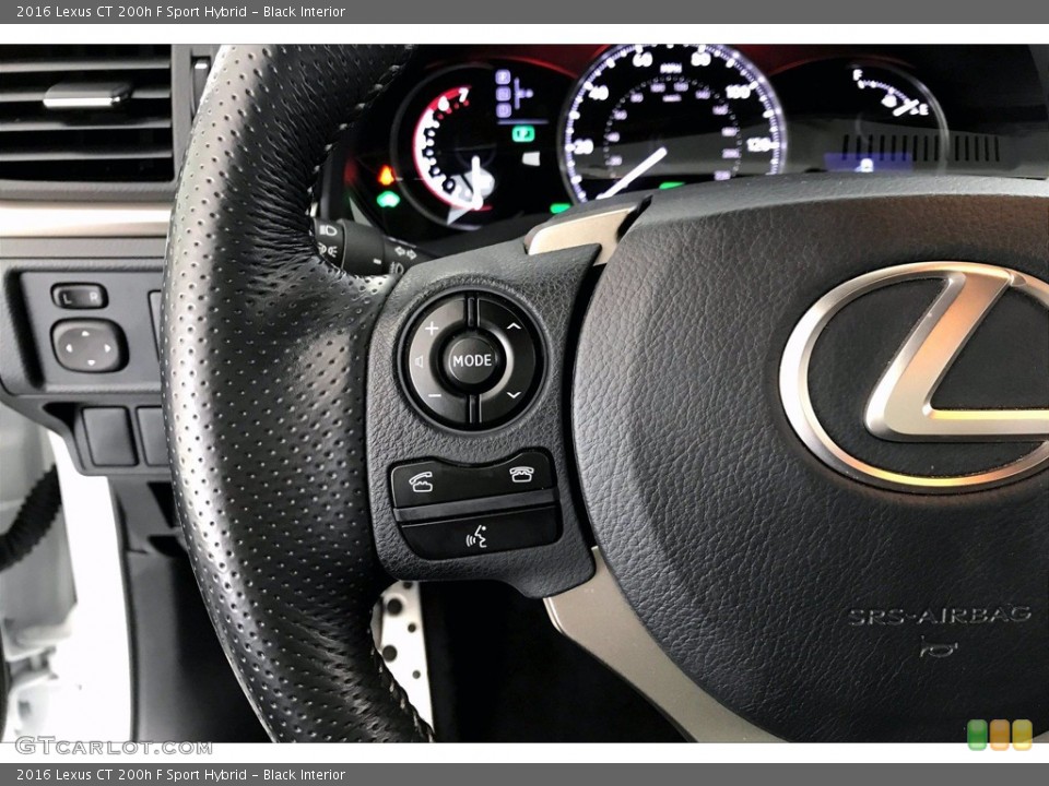 Black Interior Steering Wheel for the 2016 Lexus CT 200h F Sport Hybrid #140039092