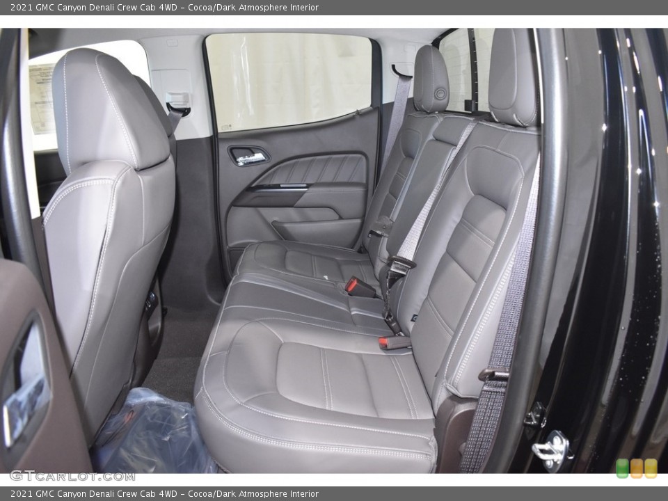 Cocoa/Dark Atmosphere Interior Rear Seat for the 2021 GMC Canyon Denali Crew Cab 4WD #140039848