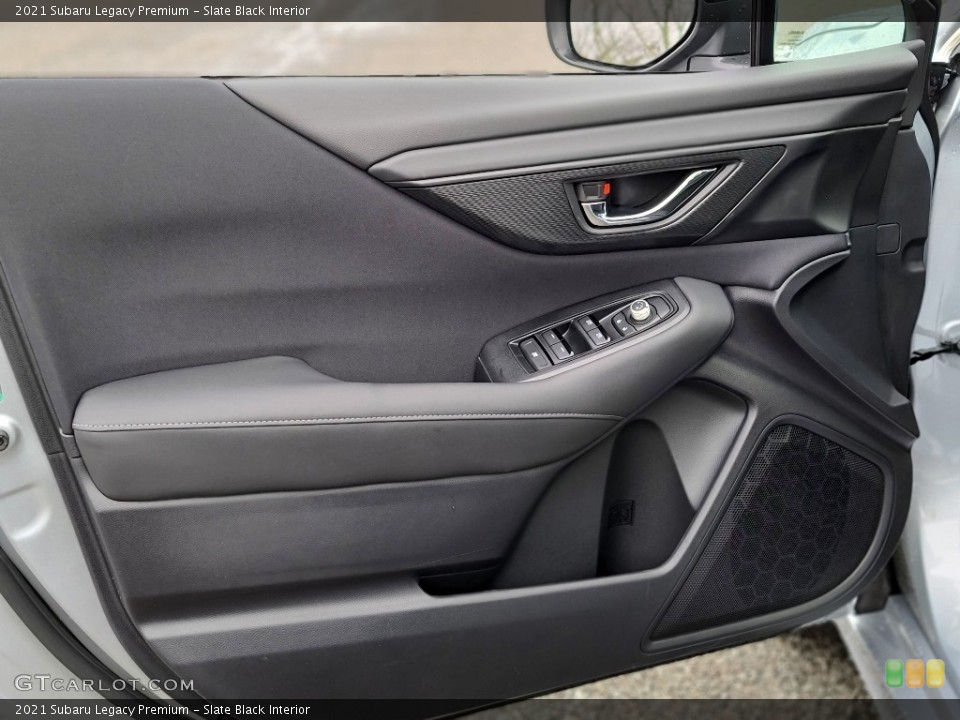 Slate Black Interior Door Panel for the 2021 Subaru Legacy Premium #140042830