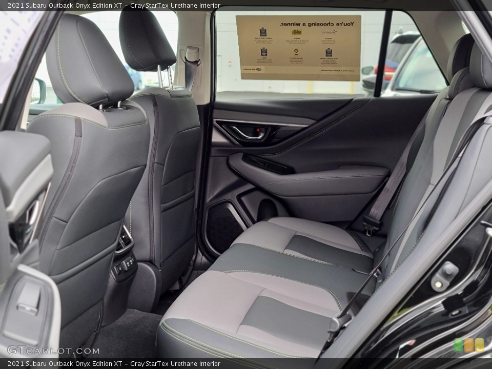Gray StarTex Urethane Interior Rear Seat for the 2021 Subaru Outback Onyx Edition XT #140043151