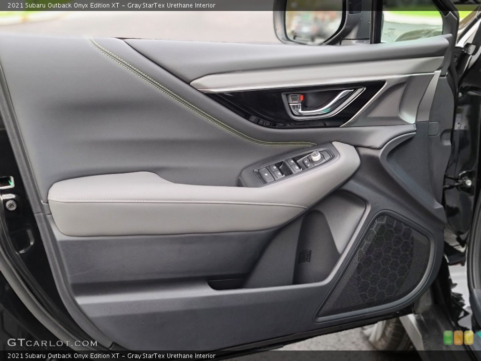 Gray StarTex Urethane Interior Door Panel for the 2021 Subaru Outback Onyx Edition XT #140043224