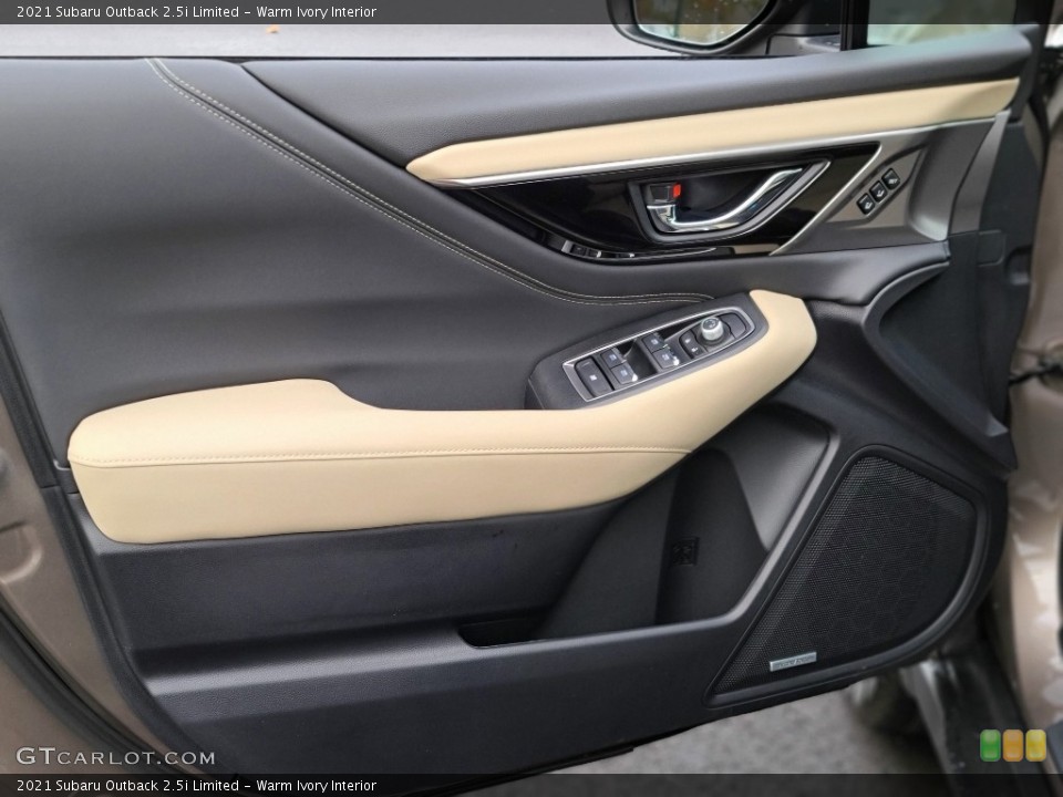 Warm Ivory Interior Door Panel for the 2021 Subaru Outback 2.5i Limited #140043610