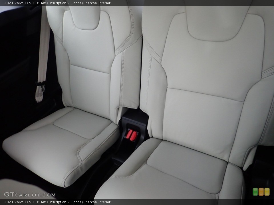 Blonde/Charcoal Interior Rear Seat for the 2021 Volvo XC90 T6 AWD Inscription #140045551