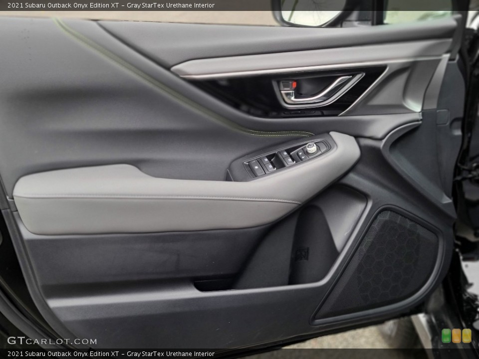 Gray StarTex Urethane Interior Door Panel for the 2021 Subaru Outback Onyx Edition XT #140045566
