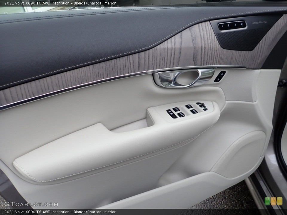 Blonde/Charcoal Interior Door Panel for the 2021 Volvo XC90 T6 AWD Inscription #140045599