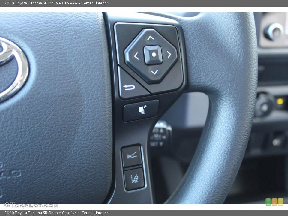 Cement Interior Steering Wheel for the 2020 Toyota Tacoma SR Double Cab 4x4 #140045983
