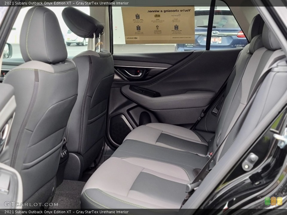 Gray StarTex Urethane Interior Rear Seat for the 2021 Subaru Outback Onyx Edition XT #140046235