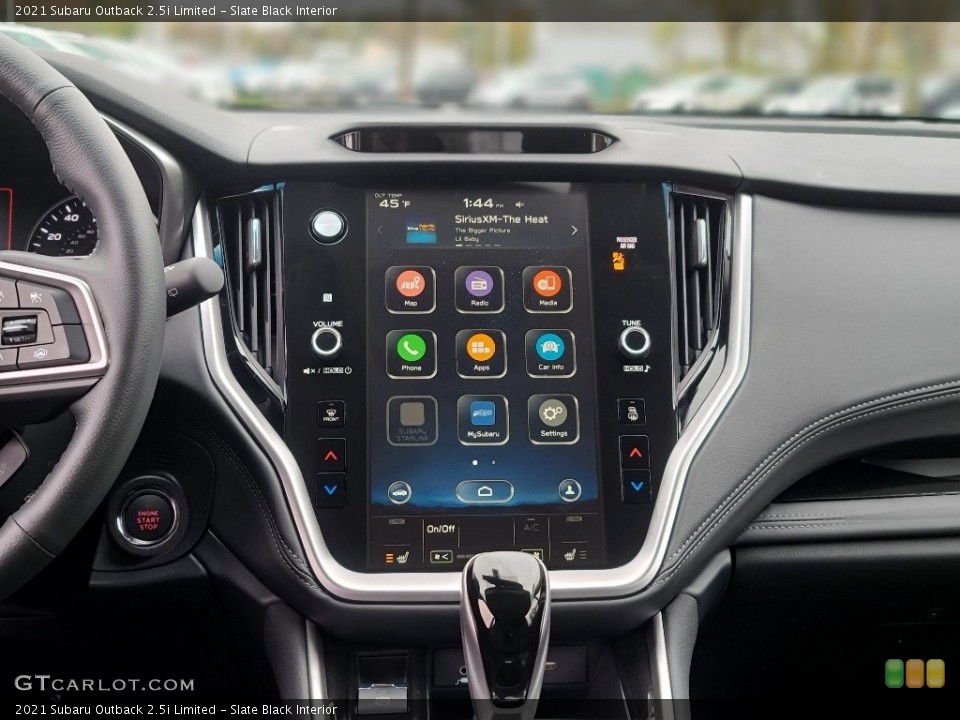 Slate Black Interior Controls for the 2021 Subaru Outback 2.5i Limited #140046628