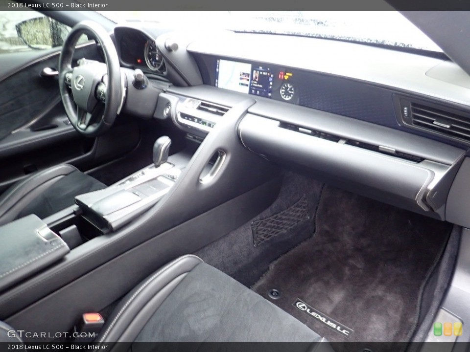 Black Interior Dashboard for the 2018 Lexus LC 500 #140049946