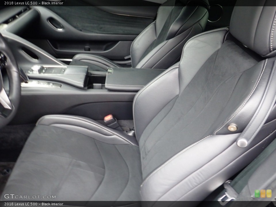 Black Interior Front Seat for the 2018 Lexus LC 500 #140050048
