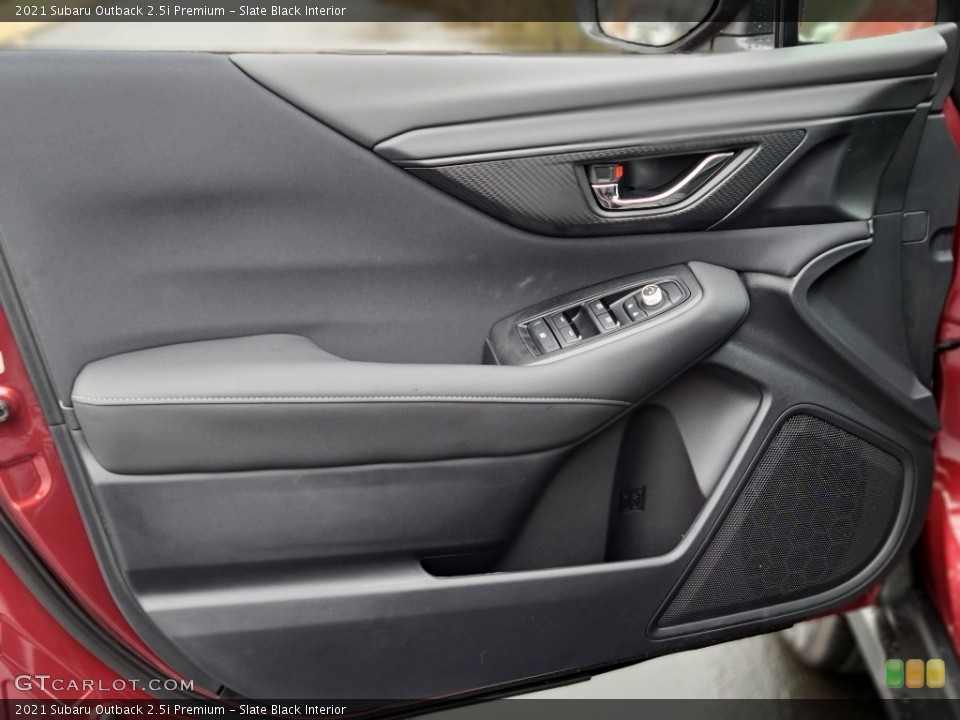 Slate Black Interior Door Panel for the 2021 Subaru Outback 2.5i Premium #140050594