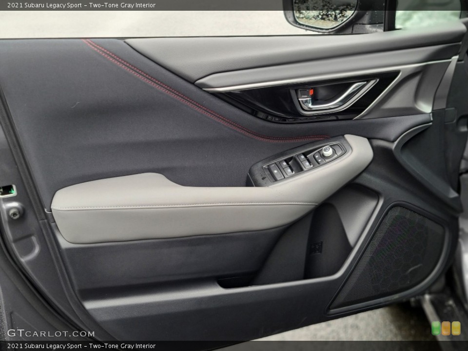 Two-Tone Gray Interior Door Panel for the 2021 Subaru Legacy Sport #140050982