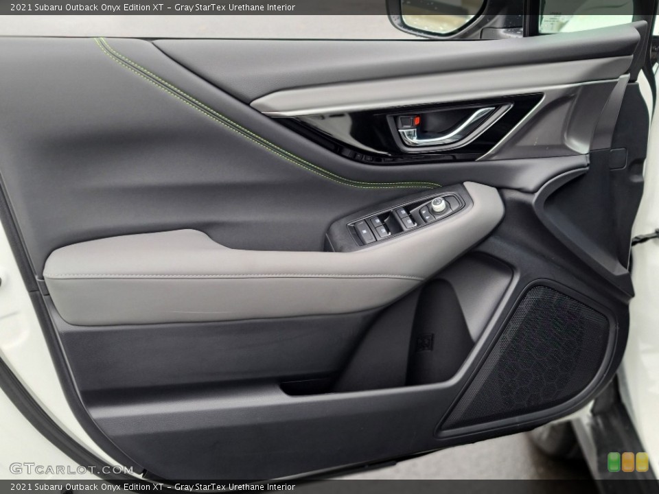 Gray StarTex Urethane Interior Door Panel for the 2021 Subaru Outback Onyx Edition XT #140052172