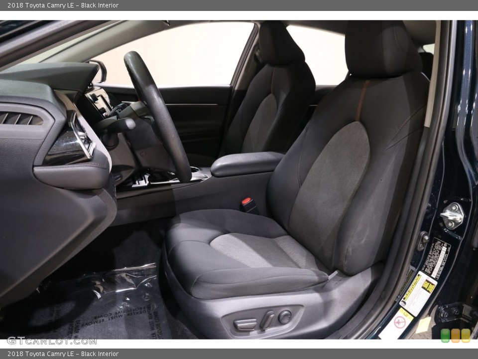 Black Interior Photo for the 2018 Toyota Camry LE #140053069