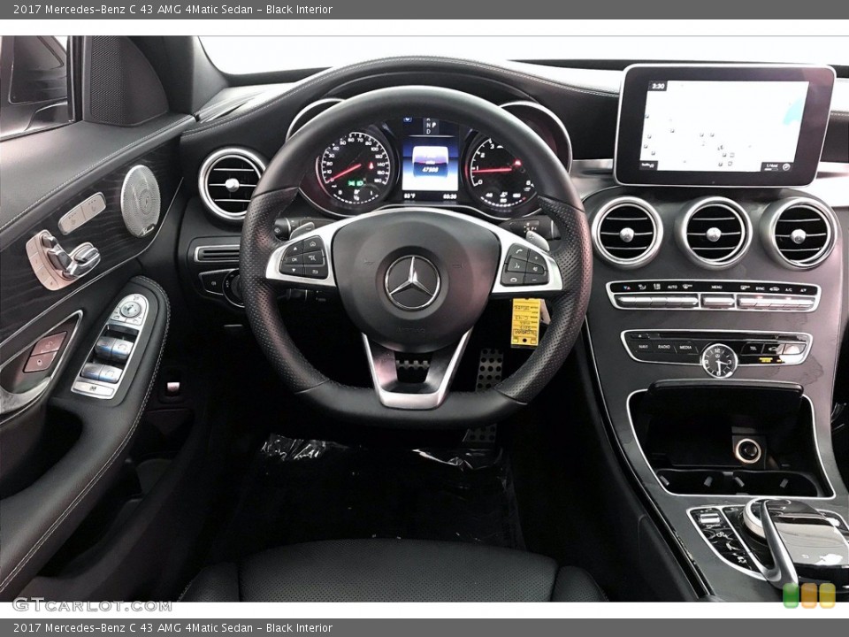 Black Interior Dashboard for the 2017 Mercedes-Benz C 43 AMG 4Matic Sedan #140053336
