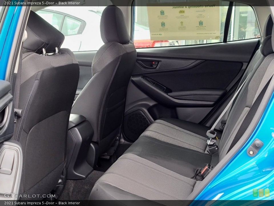 Black Interior Rear Seat for the 2021 Subaru Impreza 5-Door #140054041
