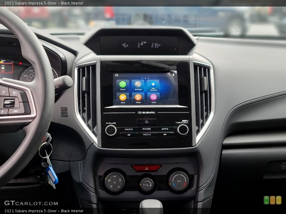 Black Interior Dashboard for the 2021 Subaru Impreza 5-Door #140054065