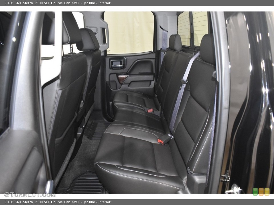 Jet Black Interior Rear Seat for the 2016 GMC Sierra 1500 SLT Double Cab 4WD #140055916