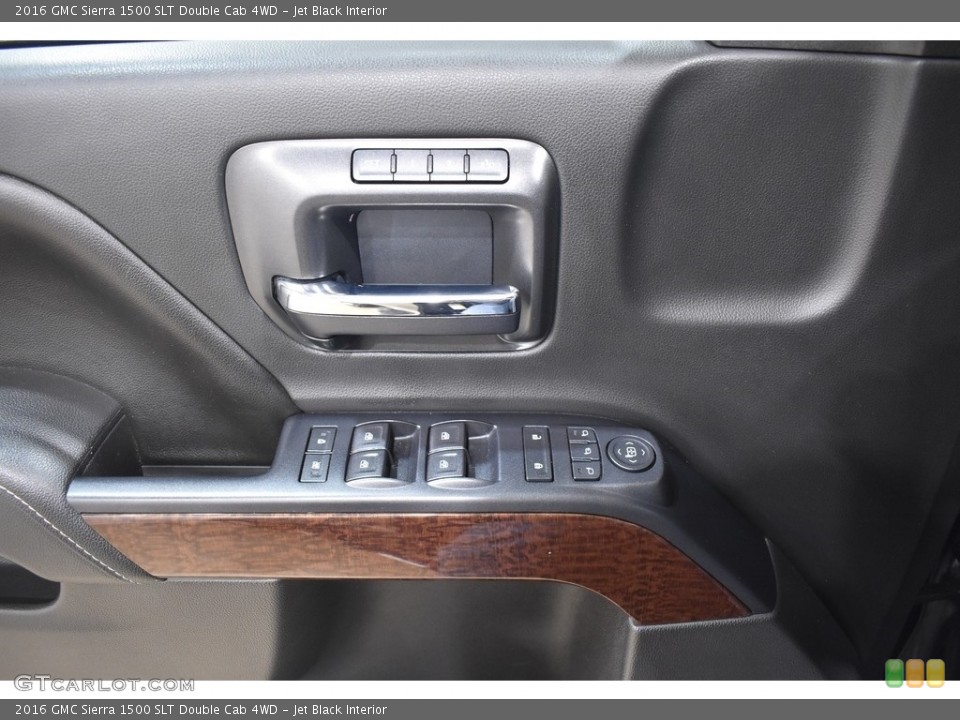 Jet Black Interior Door Panel for the 2016 GMC Sierra 1500 SLT Double Cab 4WD #140055964