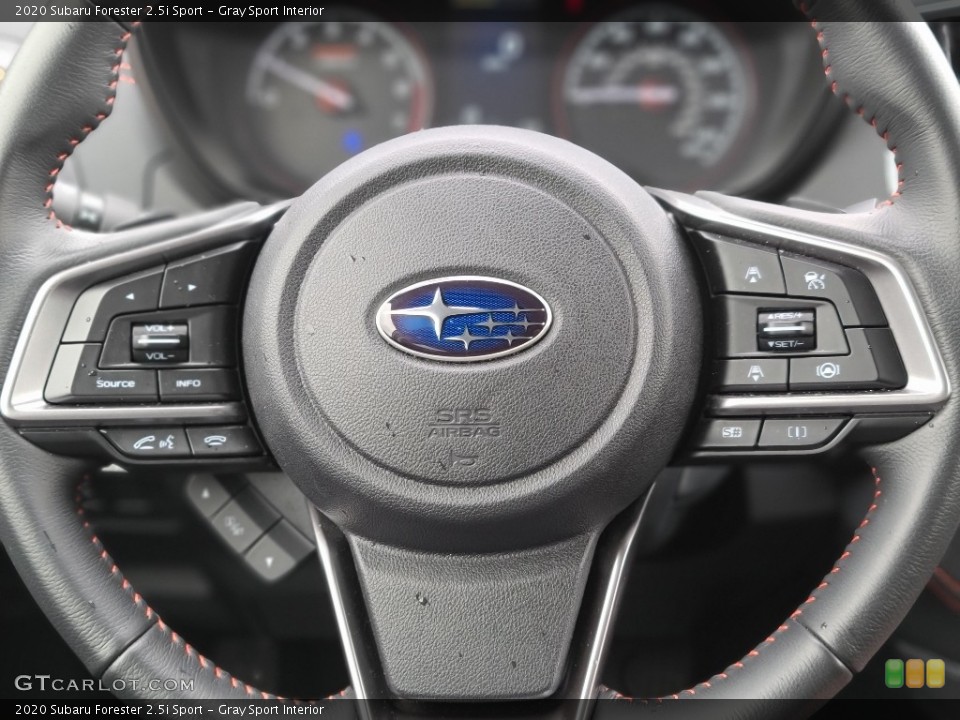 Gray Sport Interior Steering Wheel for the 2020 Subaru Forester 2.5i Sport #140060164