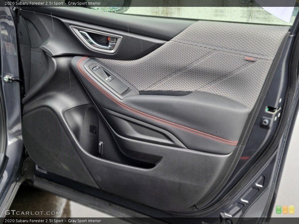 Gray Sport Interior Door Panel for the 2020 Subaru Forester 2.5i Sport #140060410