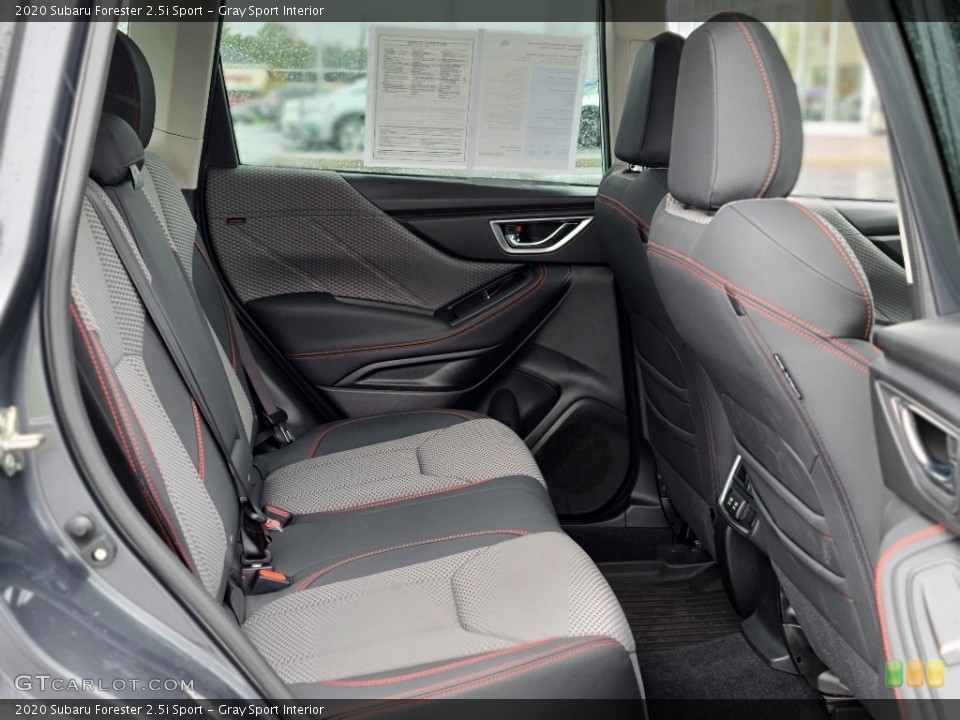 Gray Sport Interior Rear Seat for the 2020 Subaru Forester 2.5i Sport #140060458