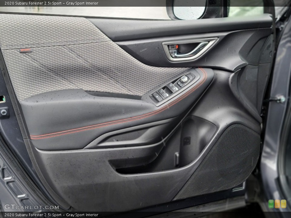 Gray Sport Interior Door Panel for the 2020 Subaru Forester 2.5i Sport #140060527