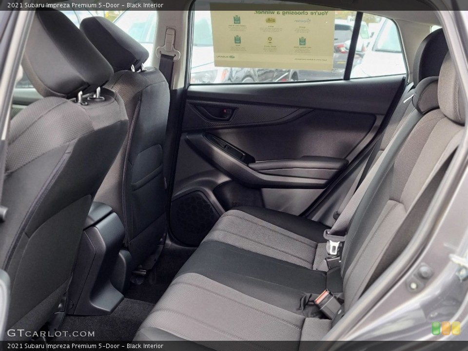 Black Interior Rear Seat for the 2021 Subaru Impreza Premium 5-Door #140061640