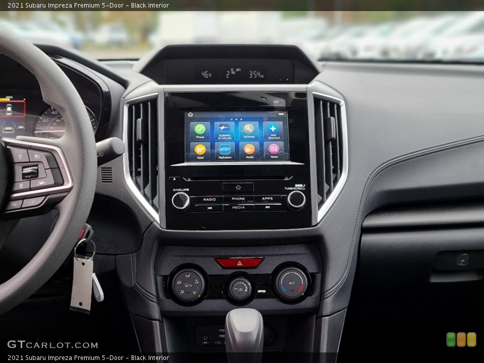 Black Interior Controls for the 2021 Subaru Impreza Premium 5-Door #140061649