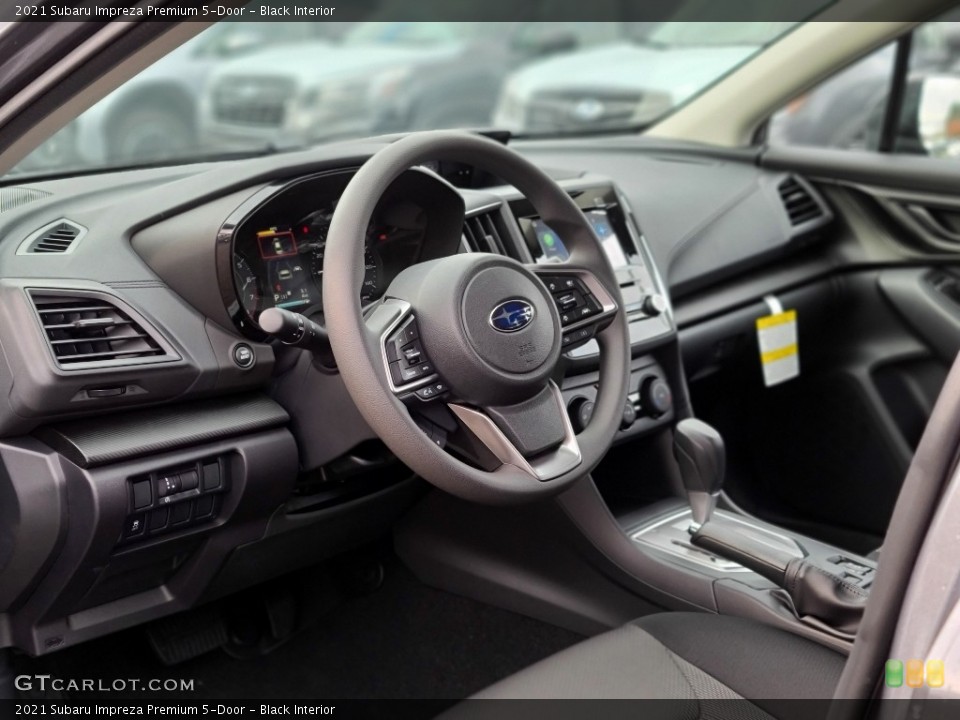 Black Interior Dashboard for the 2021 Subaru Impreza Premium 5-Door #140061679